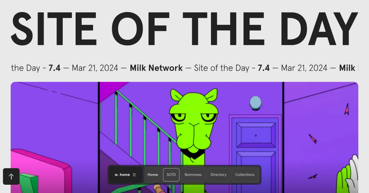 Awwwards / Sites Of The Day
